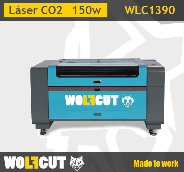 Cortadora Láser CO2 Wolfcut WLC1390